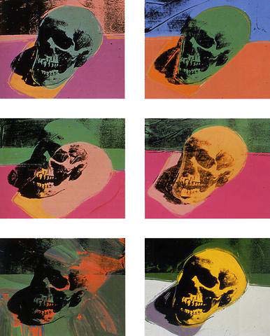 Image result for andy warhol skull 1976