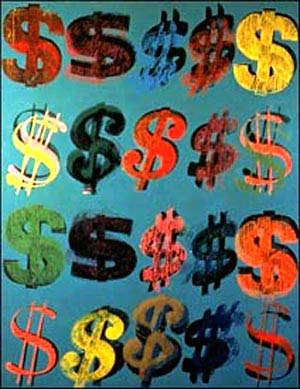dollar signs screen