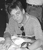 Mark Hamill at work