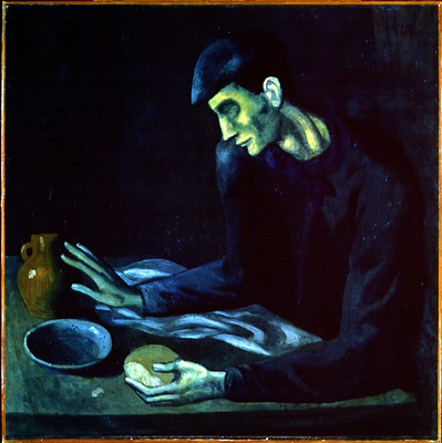 picasso blind man