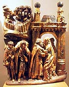 "Joachim and Anna at the Golden Gate," 16th century, at Jan Dirven, Antwerp