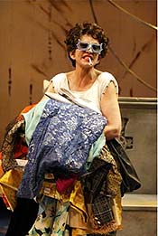 Woman before a glass mercedes ruehl #5
