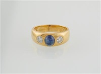 A. E. Köchert Diamant Saphir Ring, 1872–1922