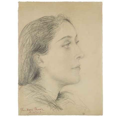 Portrait De Dora Maar De Profil By Pablo Picasso On Artnet