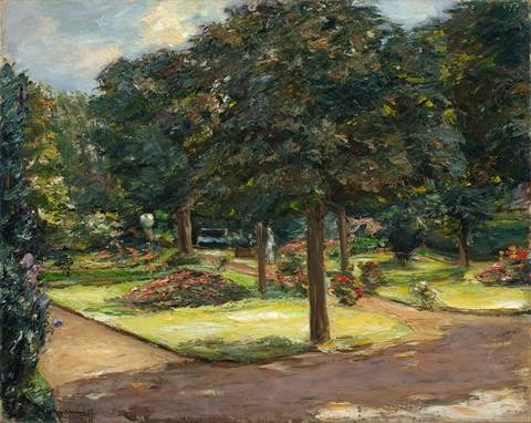 Garten in NoordwijkBinnen by Max Liebermann on