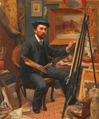 Autoportrait dans l'atelier, 1891