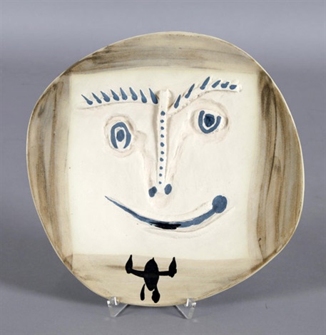 Keramik Teller Mit Gesichtsmotiv By Pablo Picasso On Artnet