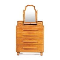 DRESSING CHEST & MIRROR, CIRCA 1935, 1935 DRESSING CHEST & MIRROR, CIRCA 1935, 1935