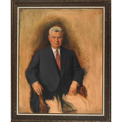 Portrait of the Honorable John Diefenbaker by Keith Forbes on