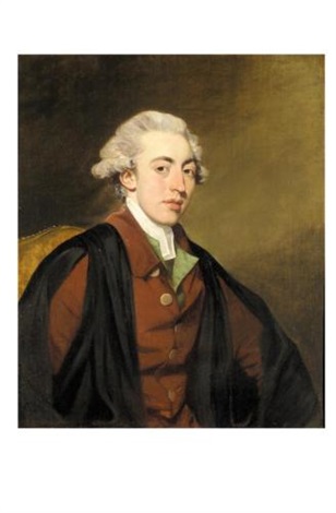 Portrait of John Whitley Stokes, K.C. by Nathaniel Hone the Elder on
