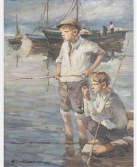 Fishing Boys, 1964