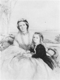 PORTRAIT OF ANNA-MARIA HORTON, NEE HAMILTON, , 1866 PORTRAIT OF ANNA-MARIA HORTON, NEE HAMILTON, , 1866