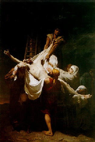 descent from the cross by jean raymond hippolyte lazerges on artnet