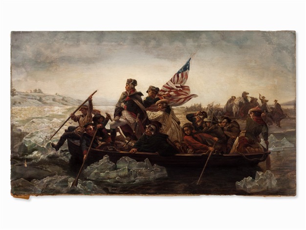 washington crossing the delaware by emanuel leutze on artnet crossing of the delaware