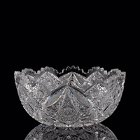 A J. Hoare Brilliant-Cut Glass Berry Bowl,... A J. Hoare Brilliant-Cut Glass Berry Bowl,...
