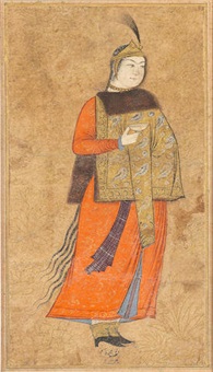 A maiden wearing a luxurious fur..., 1596–1597 A maiden wearing a luxurious fur..., 1596–1597