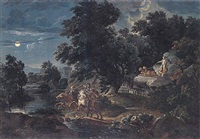 Hüons Flucht vor Oberon