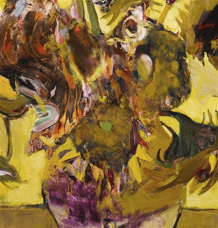 The Sunflowers in 1937, Adrian Ghenie, 2014