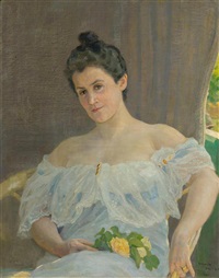 Femme au bouquet, 1906