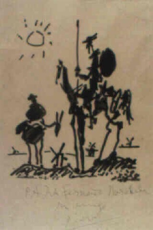 Don Quijote Y Sancho Panza By Pablo Picasso On Artnet