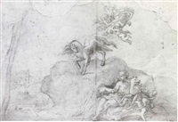 A DESIGN FOR A WALL DECORATION WITH ROMULUS AND...