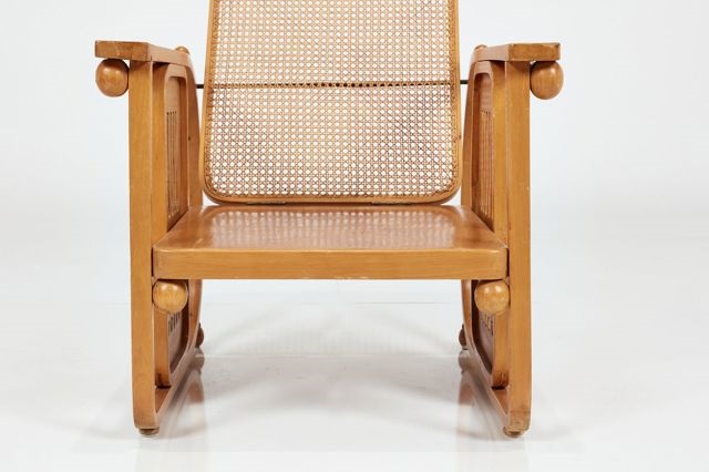 early 'sitzmachine' adjustable lounge chair by josef hoffmann