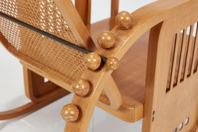 early 'sitzmachine' adjustable lounge chair by josef hoffmann