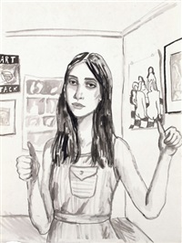 Portrait of the artist in her previous..., 2016