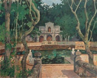 Nymphée dans un parc
