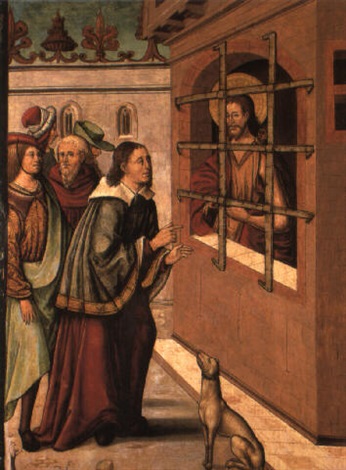 St. John the Baptist visited in prison by Master of Astorga on artnet