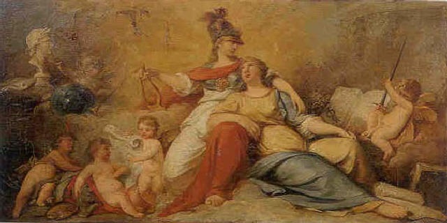 Allégorie de lEconomie by Gabriel Jacques de Saint-Aubin on artnet