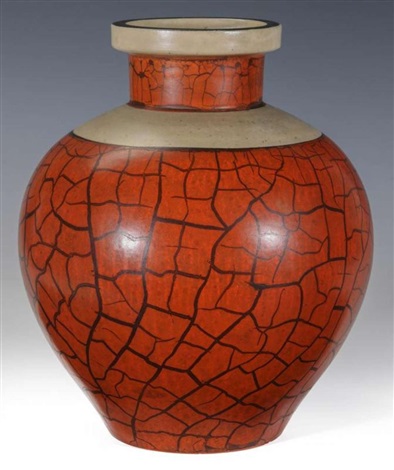 Camark Pottery Crackle Vase By Alfred Tetzschner On Artnet