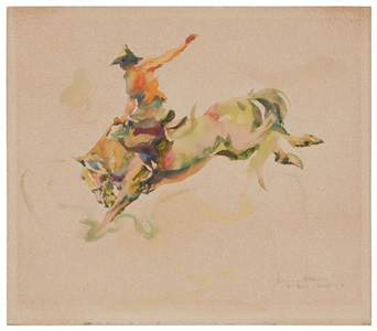 bucking bronco by armin carl hansen