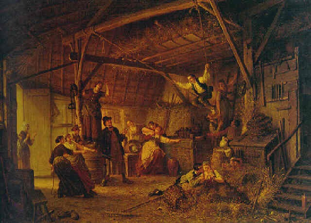 The Party In The Barn By Jan David Col On Artnet