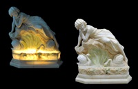 La veilleuse – Importante sculpture en..., 1900