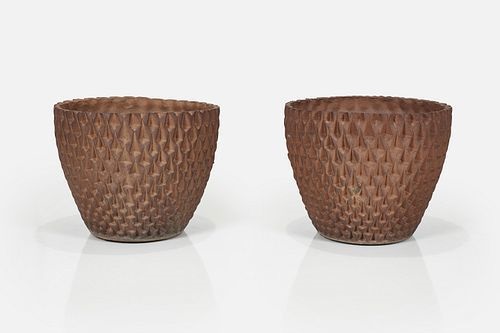 'phoenix' planters (2) by david cressey