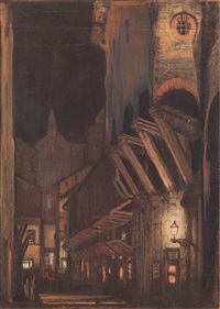 Ponte Vecchio we Florencji, 1910