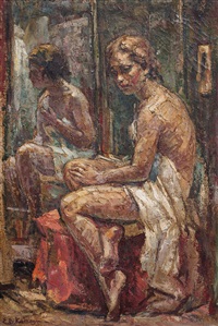 Desnudo en el espejo