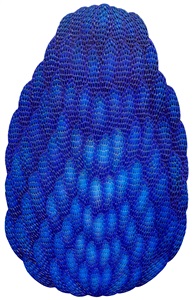meditation blue by une asai