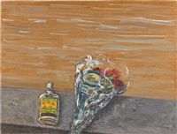 expressionist painting of a bottle of..., 2000