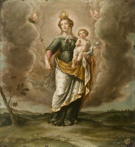 Madonna Incoronata Con Gesu Bambino By Flemish School 17 On Artnet