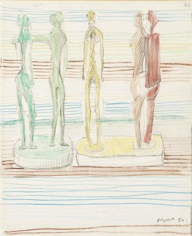 henry moore standing figures