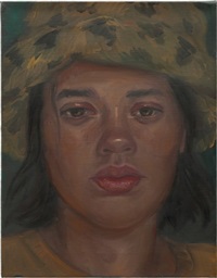 Ana in a Leopard Hat, 2020