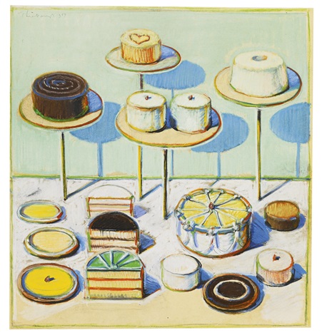 CAKES NO. 1 by Wayne Thiebaud on artnet