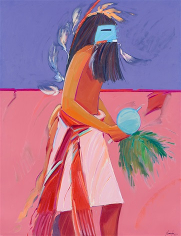 Ang Ak China Long Hair Kachina 1984 By Dan Namingha On Artnet