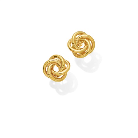 A pair of Love-Knot earrings by Cartier 