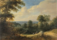 Brabantine landscape with hunters