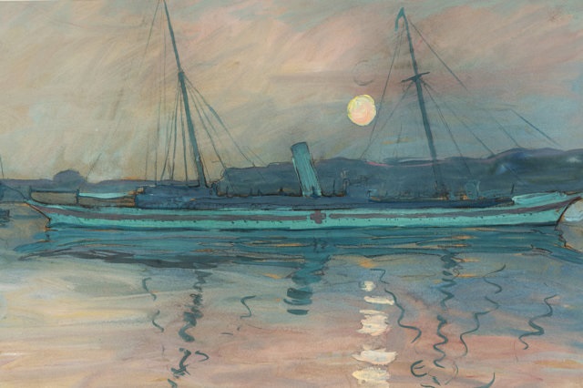 the moon, constantinople by jane peterson