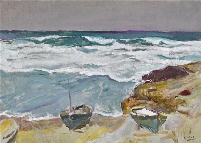 La Caleta Malaga La Caleta Beach Malaga By Joaquin Sorolla On Artnet