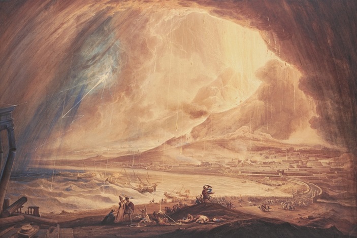 The Destruction of Pompeii and Herculaneum The Tongues of Fire by John